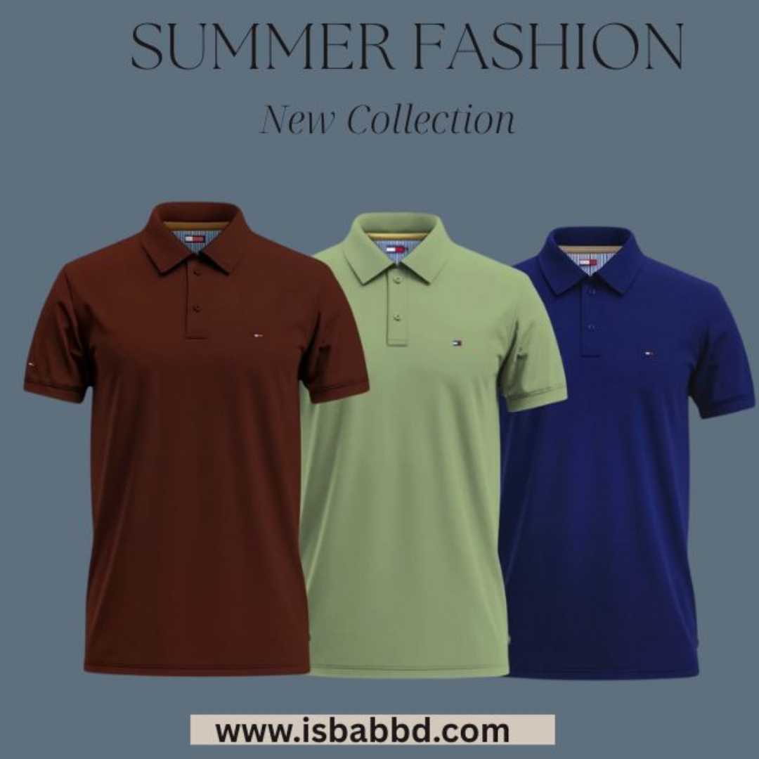 3,Pcs,Combo,Super,Premium,Cotton,Half,Sleeve,Polo,Shirt,For,Men
