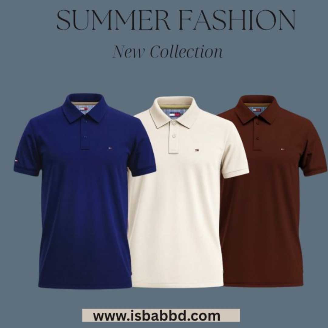 3,Pcs,Combo,Super,Premium,Cotton,Half,Sleeve,Polo,Shirt,For,Men

